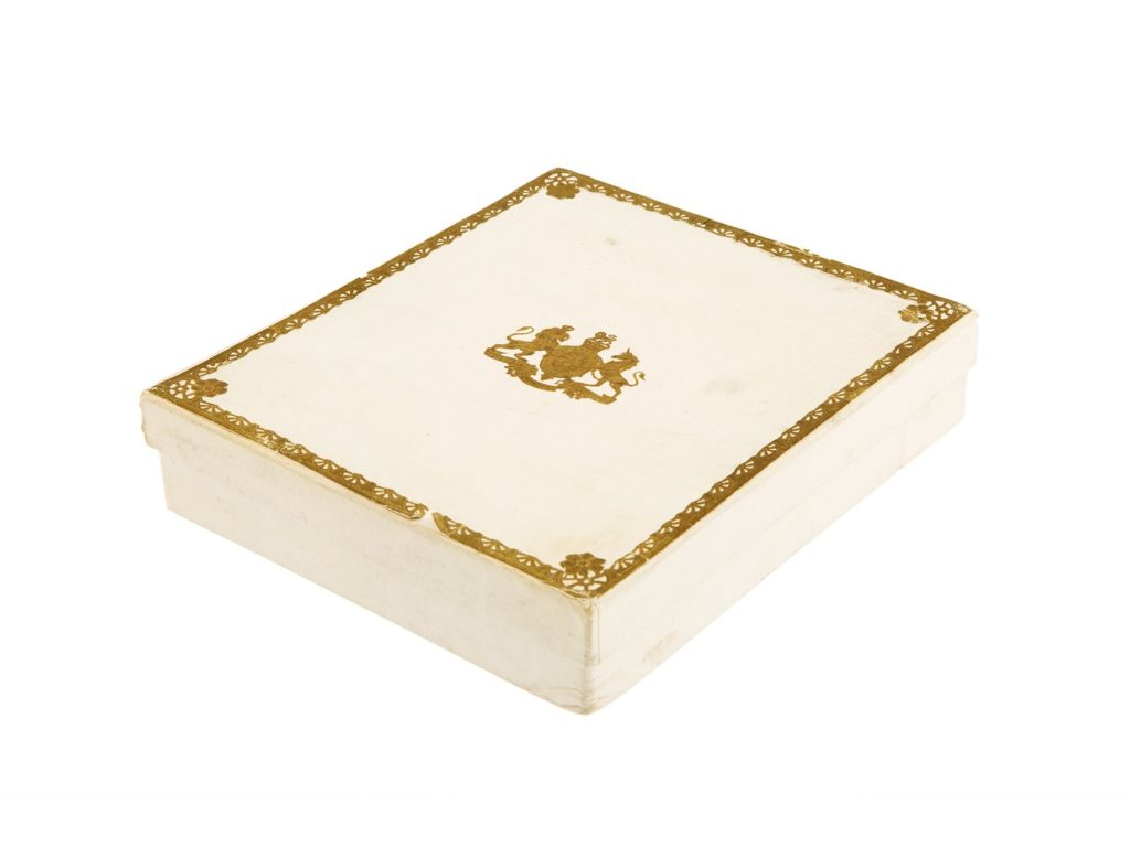 Presentation box for Queen Victoria's gloves and mittens